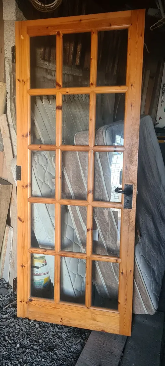 3 x Teak French doors - Image 4