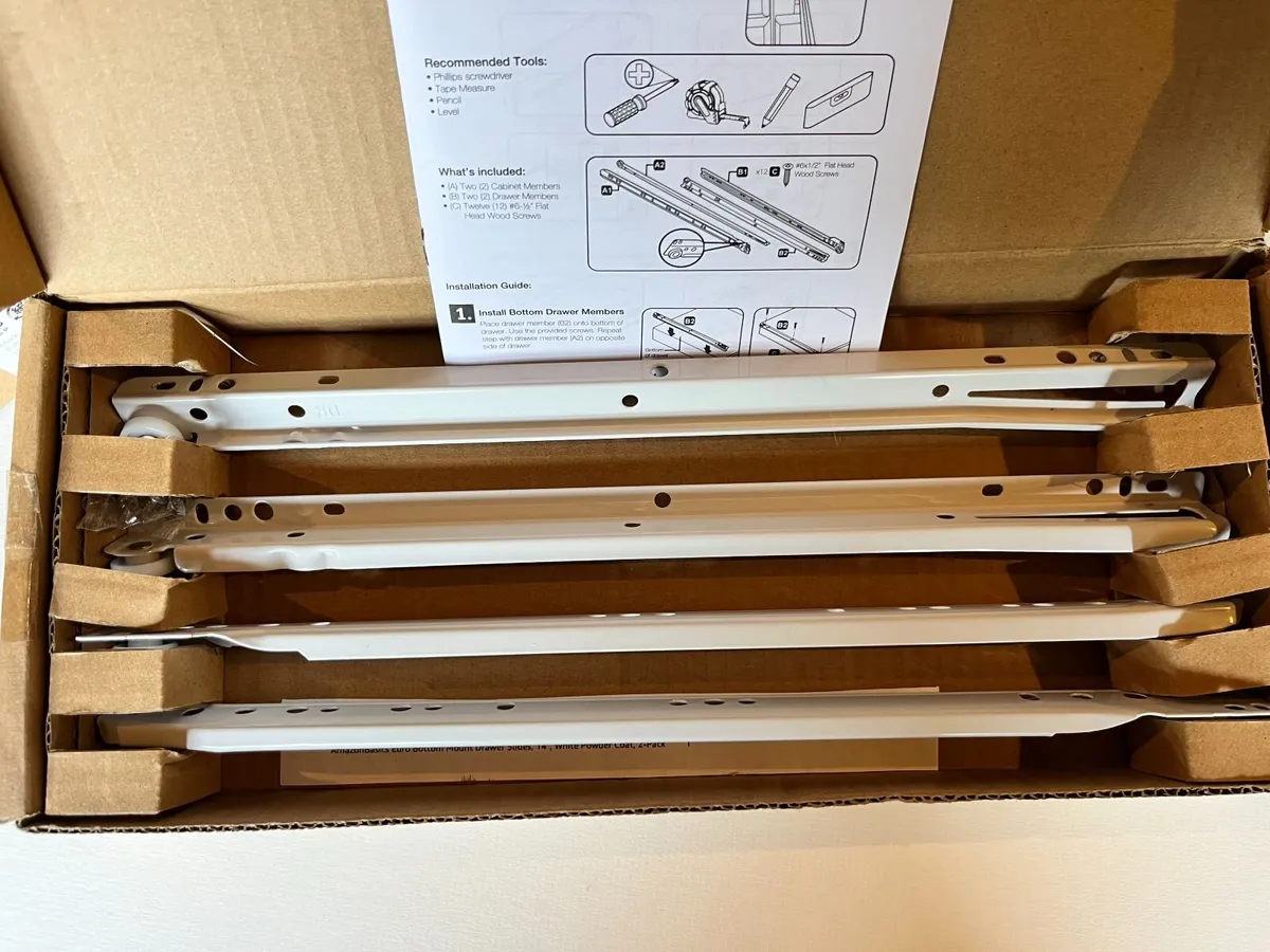 AmazonBasics 14" Drawer Slides (Brand New) - Image 2