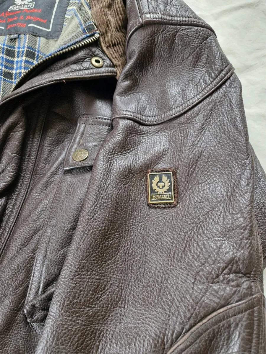 Belstaff leather jacket. - Image 4
