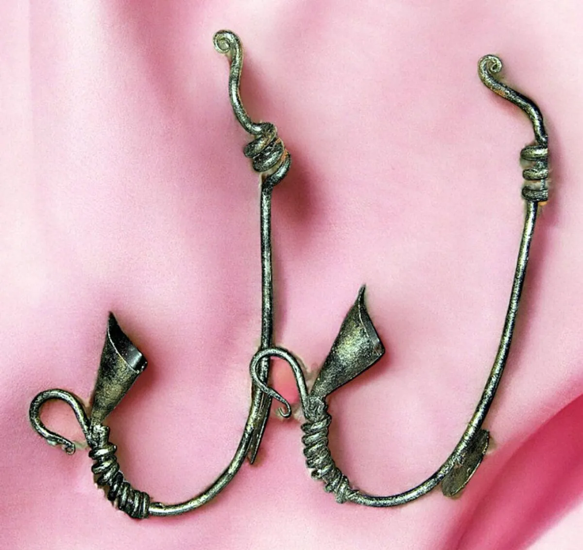 Vintage Pair Wrought Iron Wall Candle Sconces - Image 1