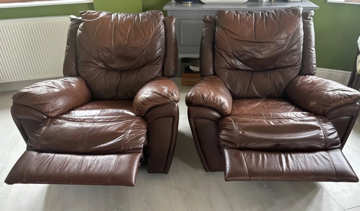Leather Recliner Chairs - Image 2