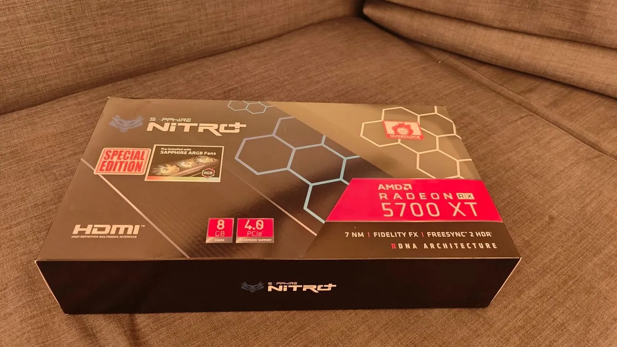 Radeon Sapphire Nitro+ RX 5700 XT 8GB RGB - Image 1
