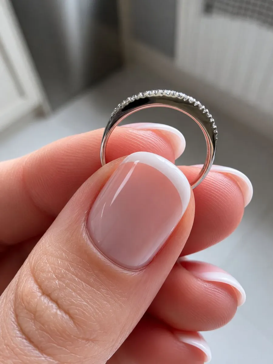 18ct White Gold Diamond Half Eternity Ring –0.19ct - Image 2