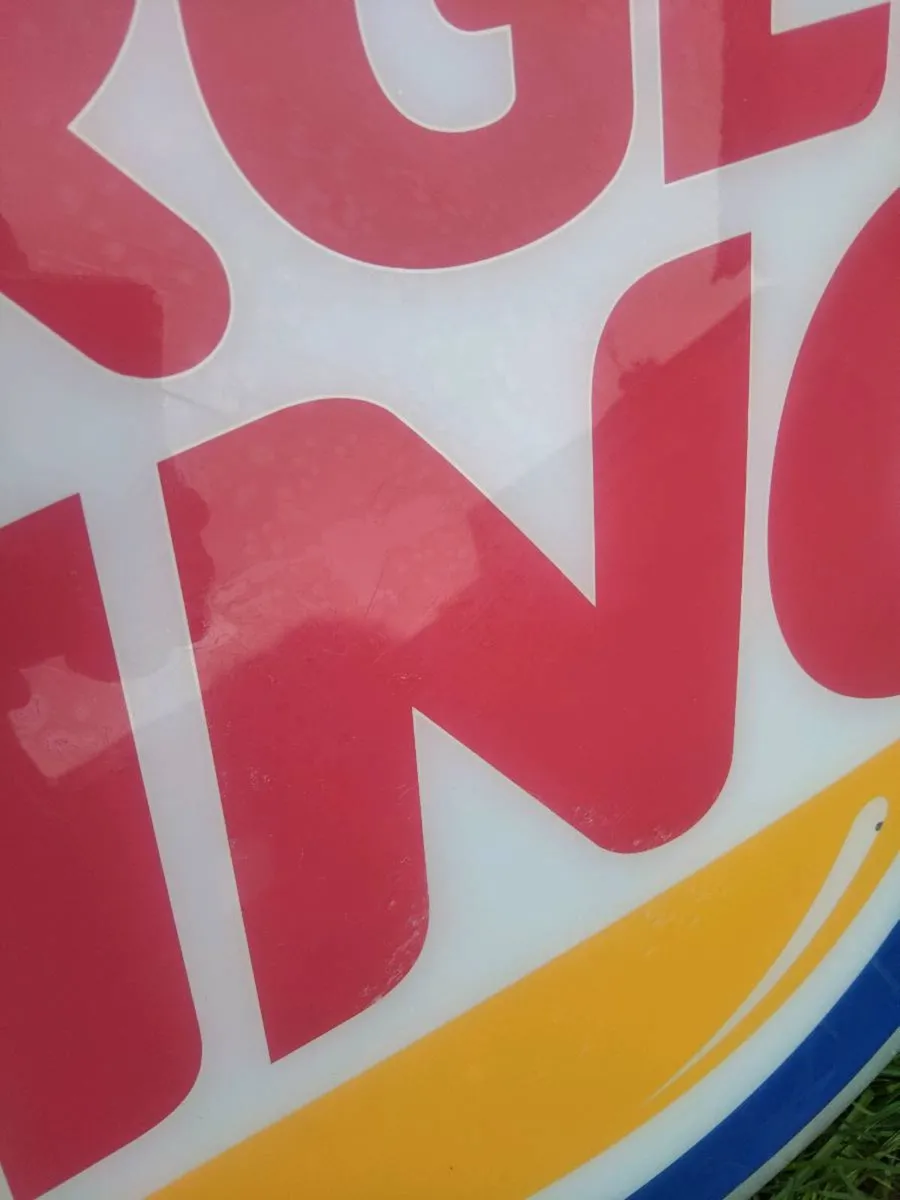 Genuine Commercial Burger King Light Up Sign - Image 3
