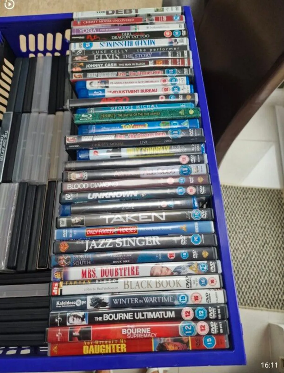 Various DVDs VHS and CDs free - Image 3