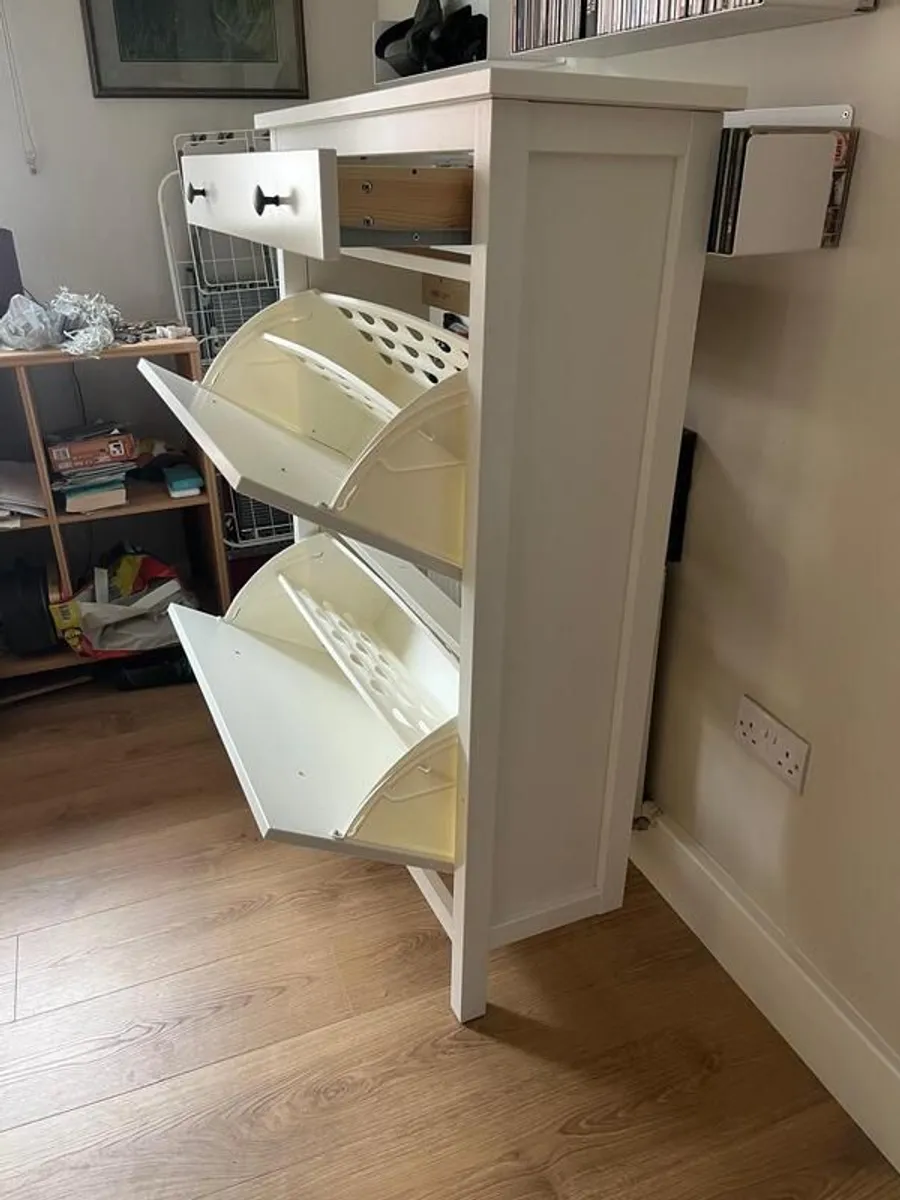 Wooden shoe cabinet - Image 2