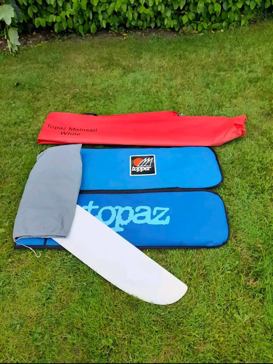Topaz Sailing Dinghy x 2 & Road Trailer - Image 2