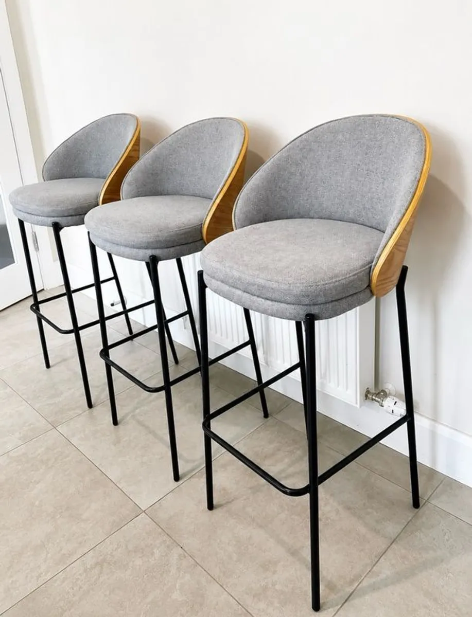 Kave Home Eamy Kitchen/ Bar Stool X 4 - Image 1