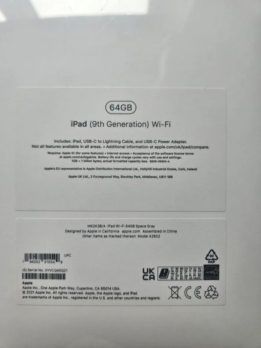Apple iPad 9th Generation - Brand New Sealed - Image 2