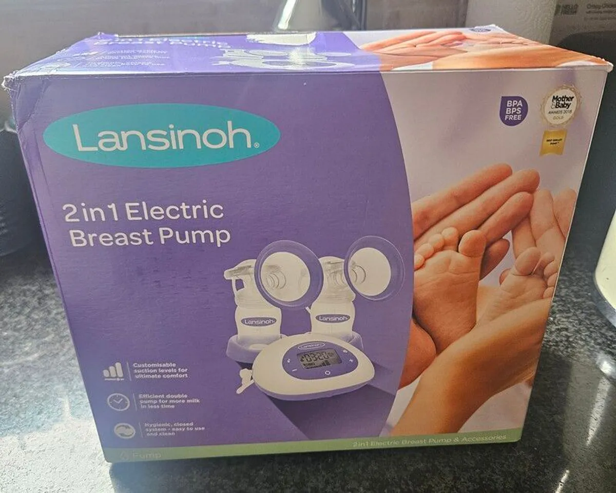 Lansinoh 2-in-1 Double Electric Breast Pump - Image 1