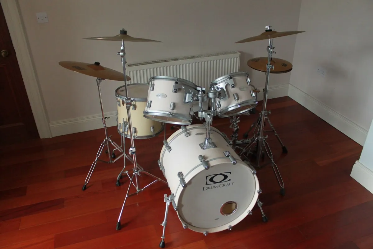 DrumCraft Series 8 Drum Kit & Sabian Cymbals - Image 1