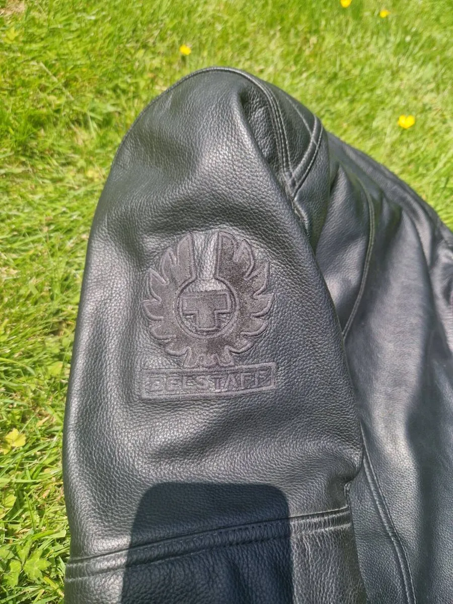 BELSTAFF RISER LEATHER JACKET - Image 2