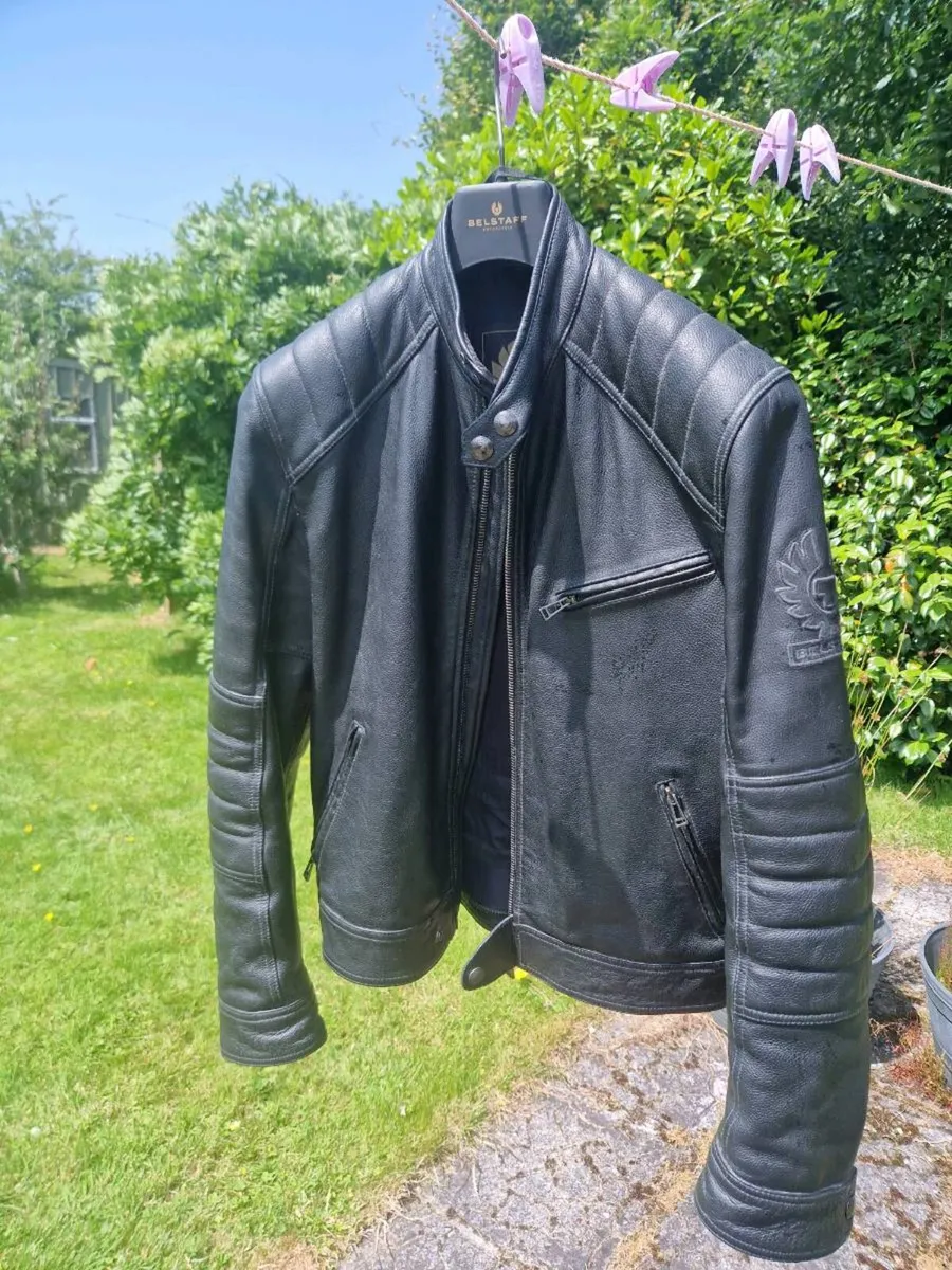 BELSTAFF RISER LEATHER JACKET - Image 1