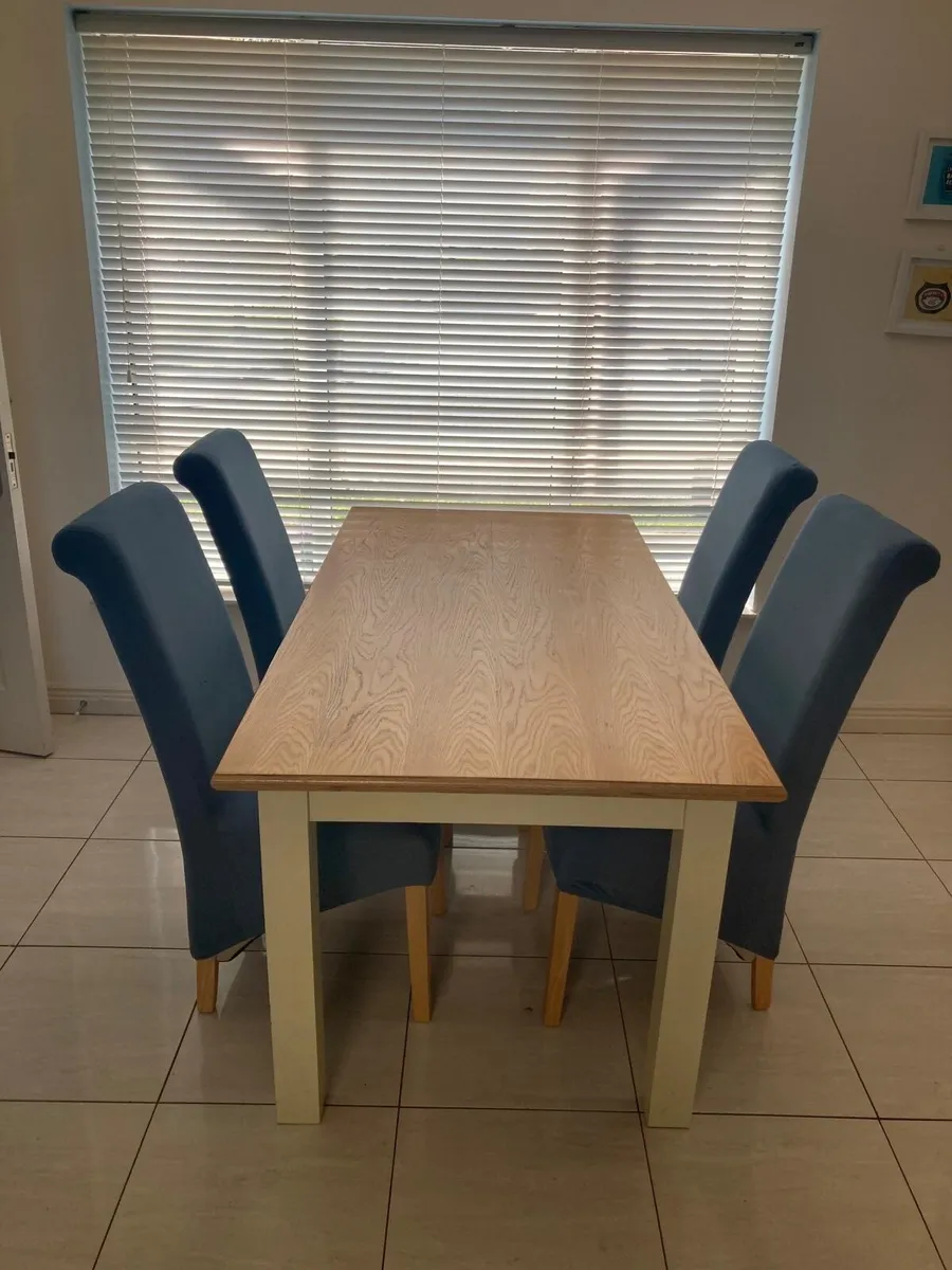 Arnotts Dining Table & 6 Chairs – 180 x 90cm - Image 2