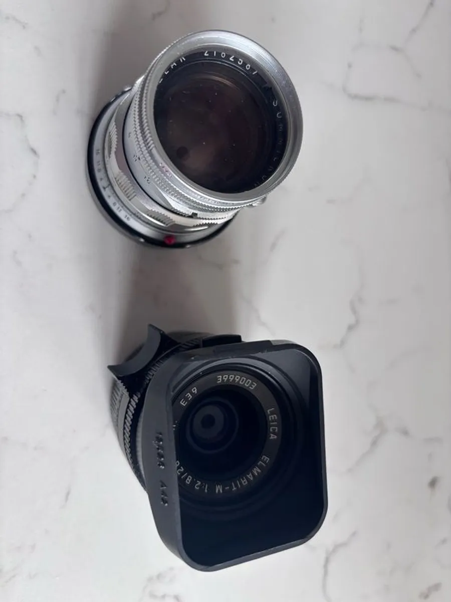 Leica Lens x 2 - Image 1