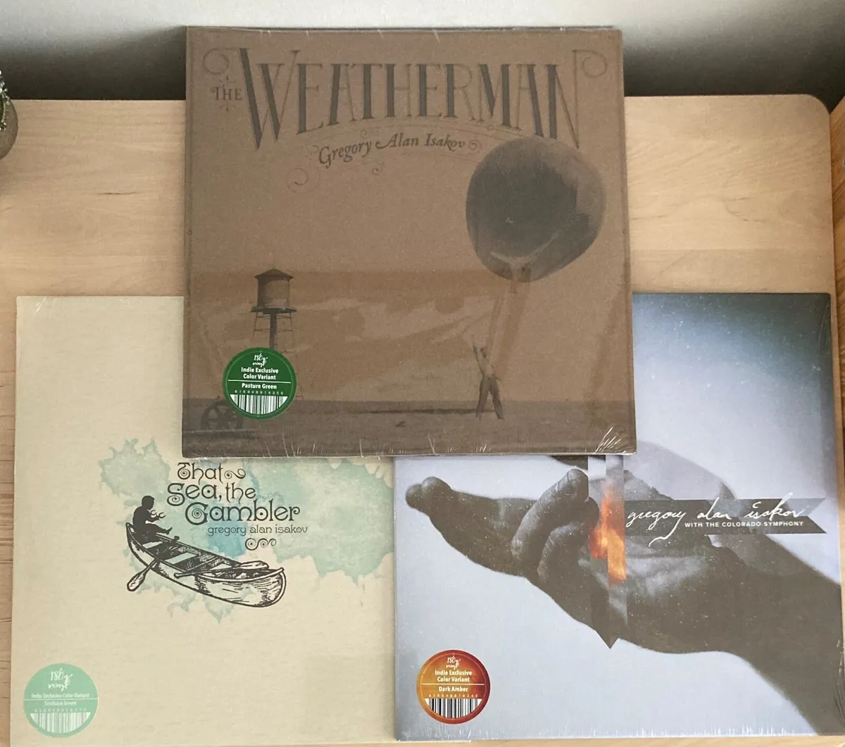 3 x Gregory Alan Isakov Ltd Ed 180g Colour Vinyls - Image 4