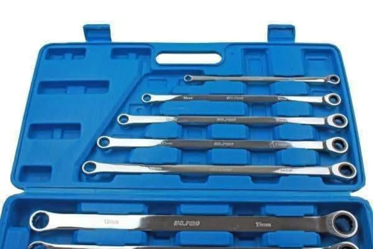Brand New 10pcs extra long double ring spanners - Image 2
