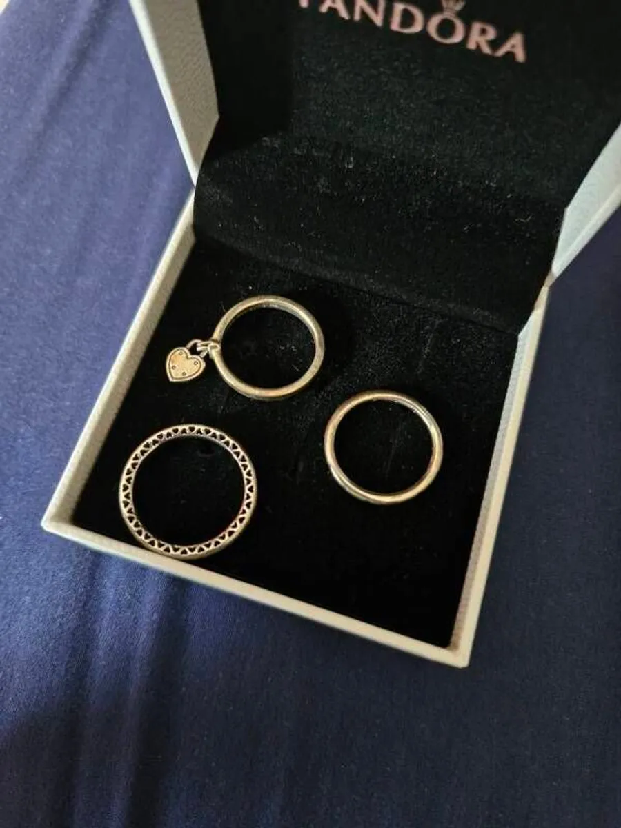 2 Box's / 2 Sets Of Pandora Rings - Image 4