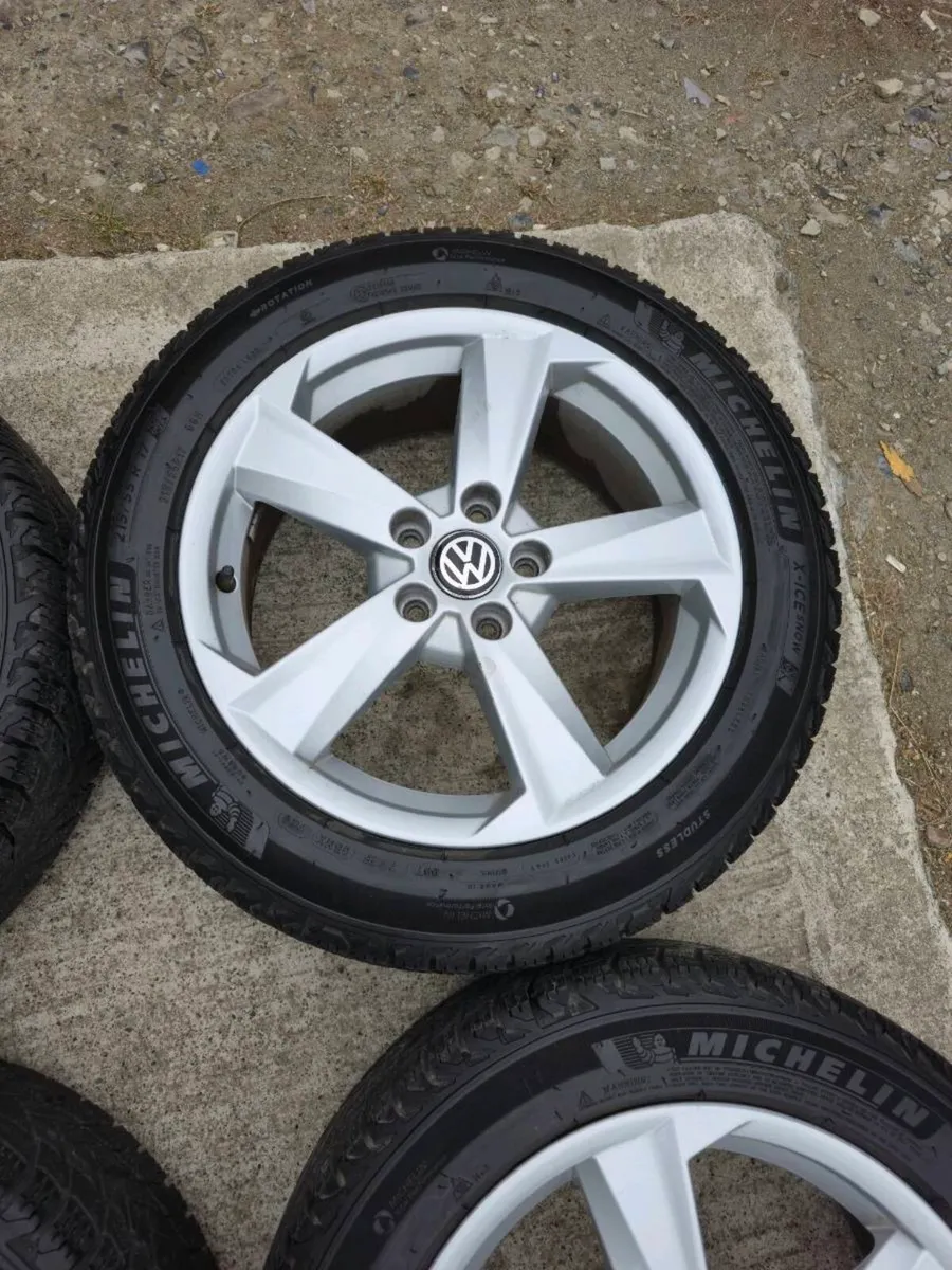 17" 5x112 Alloys Good Tyres VW, Skoda, Seat - Image 4