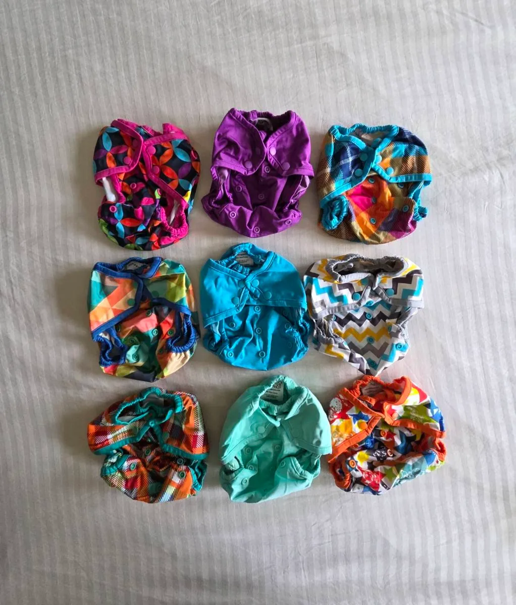 Cloth nappies prefold bundle - Image 1