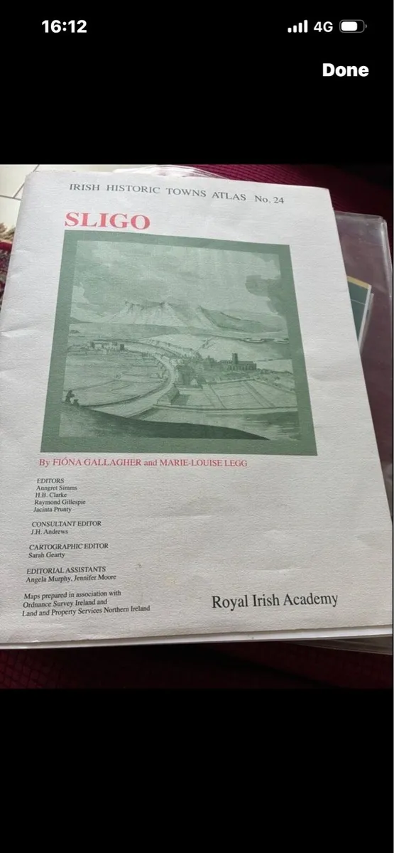 Sligo- Irish Historic Towns Atlas - Image 1