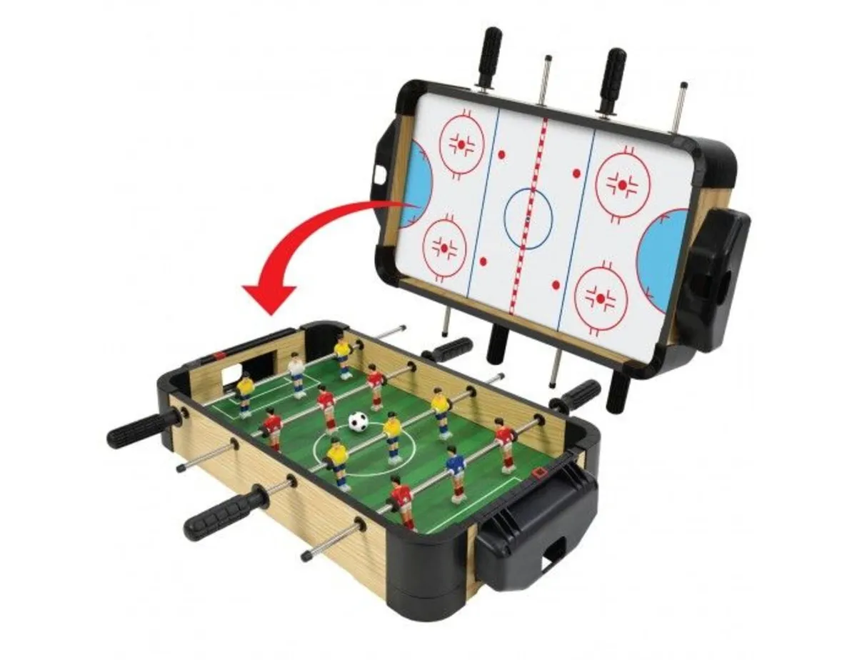 Ambassador football air hockey table. .like new - Image 1