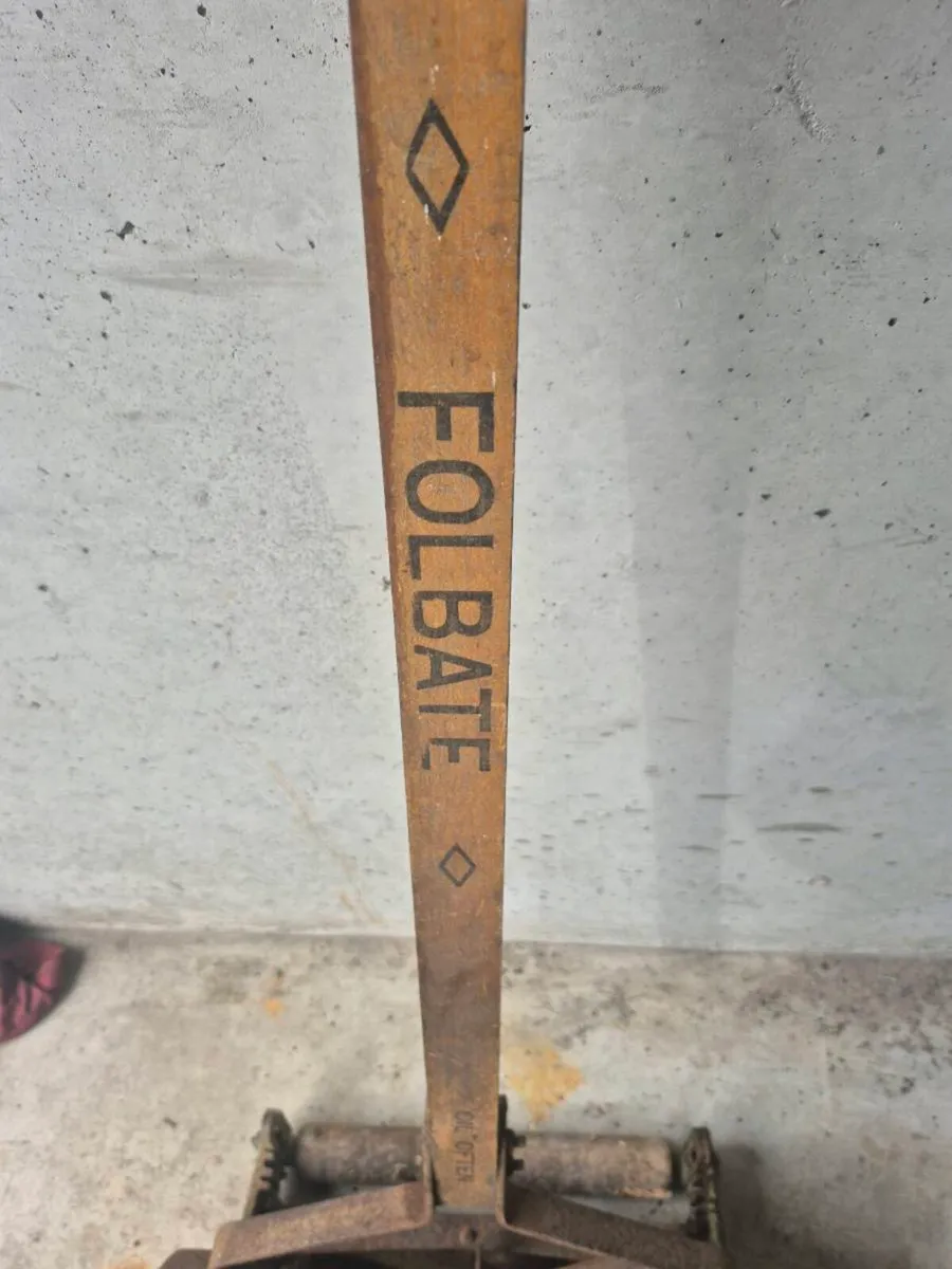 Folbate 1950s push mower original - Image 3