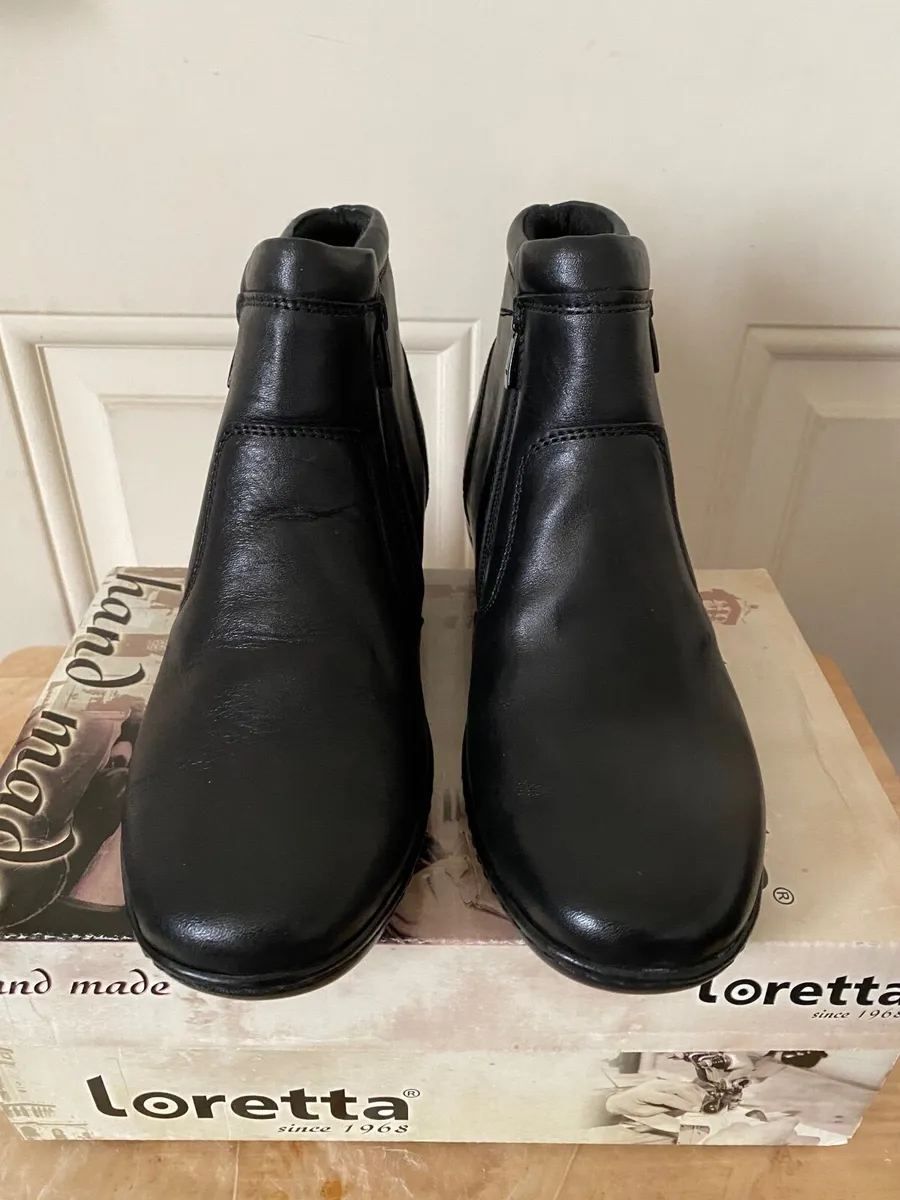 Womens leather ankle boots - Image 3