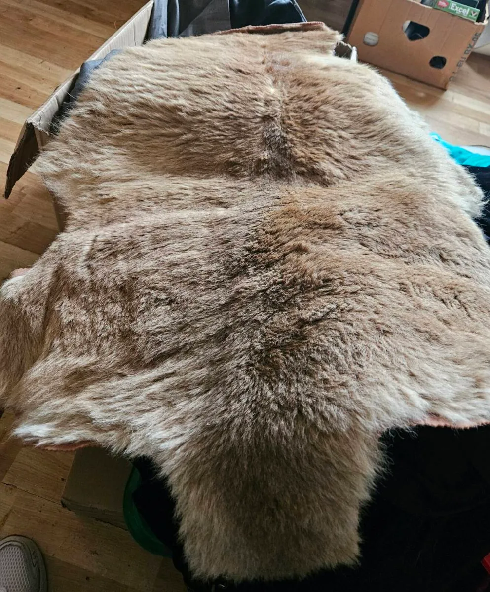 Deer/Elk Hide Style Wall Hanging - Image 1