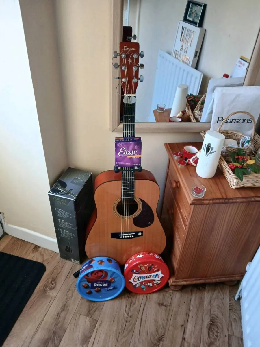 "TENSON ACCOUSTIC GUITAR" - Image 2