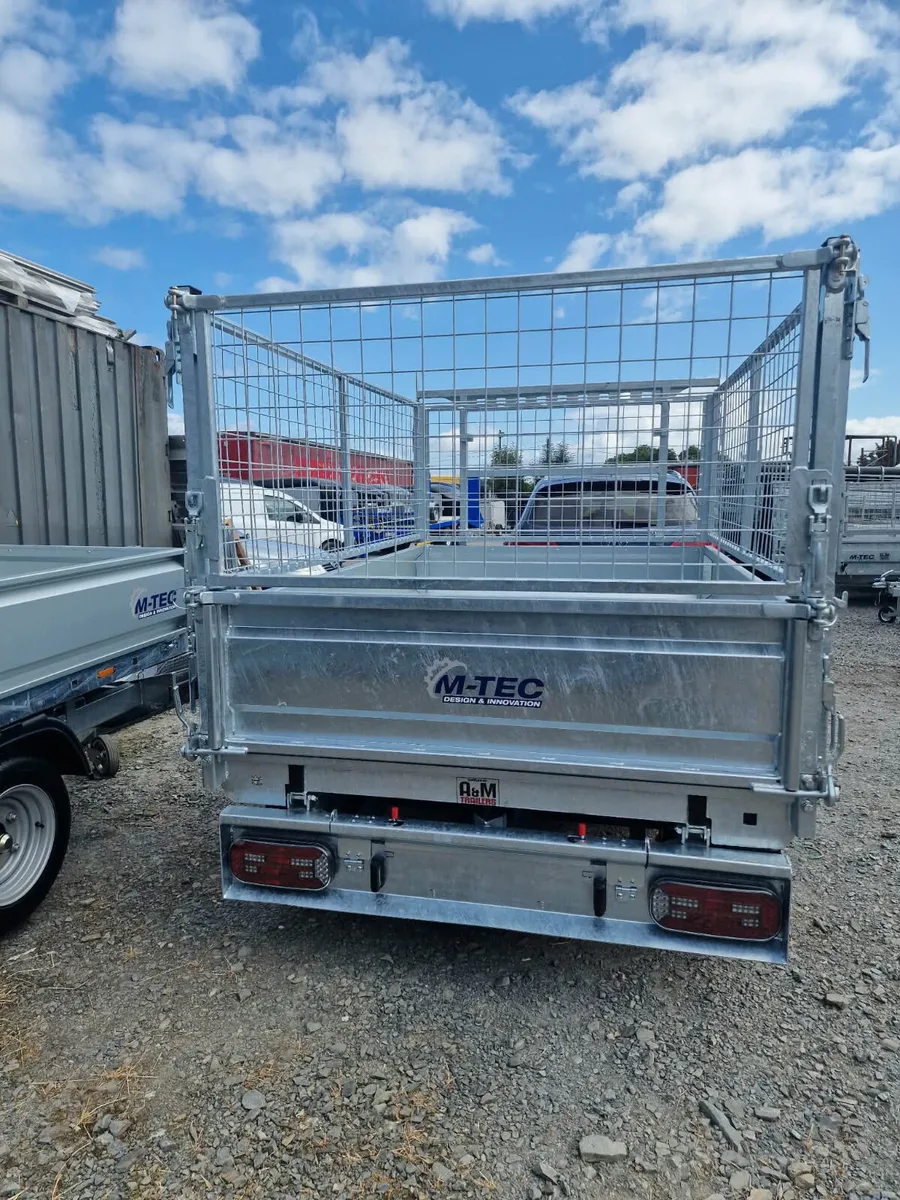Tipper trailer M-tec 8x5  tipping - Image 4