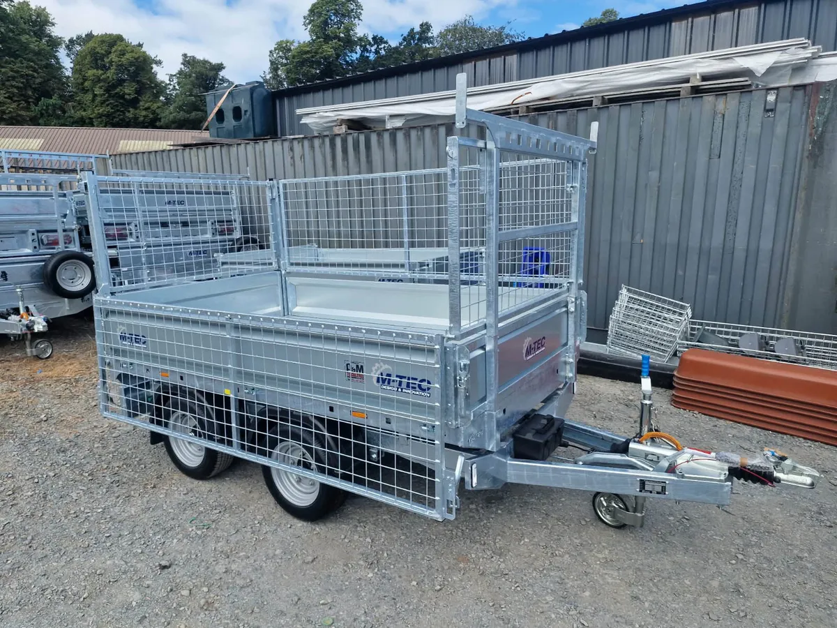 Tipper trailer M-tec 8x5  tipping - Image 3