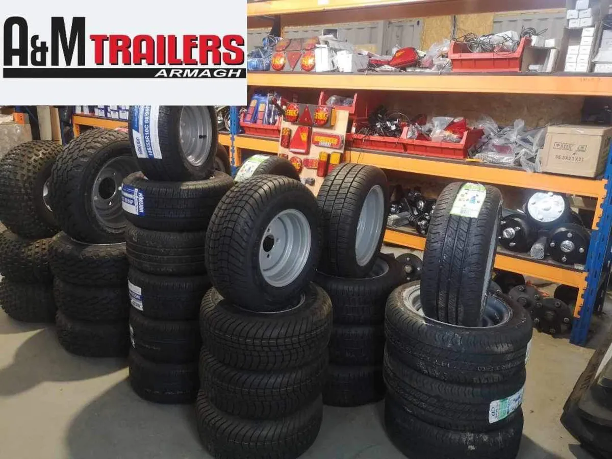 Trailer parts wheels tyres etc - Image 4