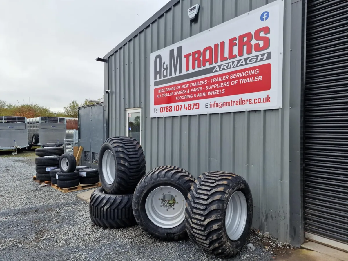 Trailer parts wheels tyres etc - Image 3