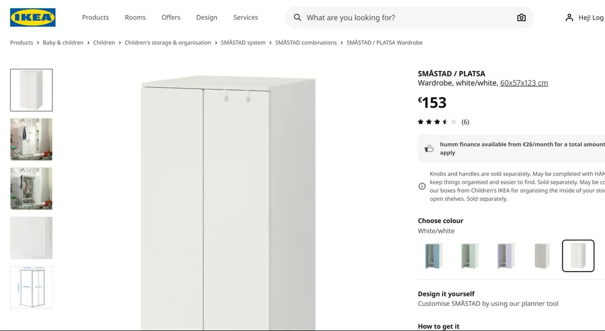 IKEA children's wardrobe PLATSA - Image 4