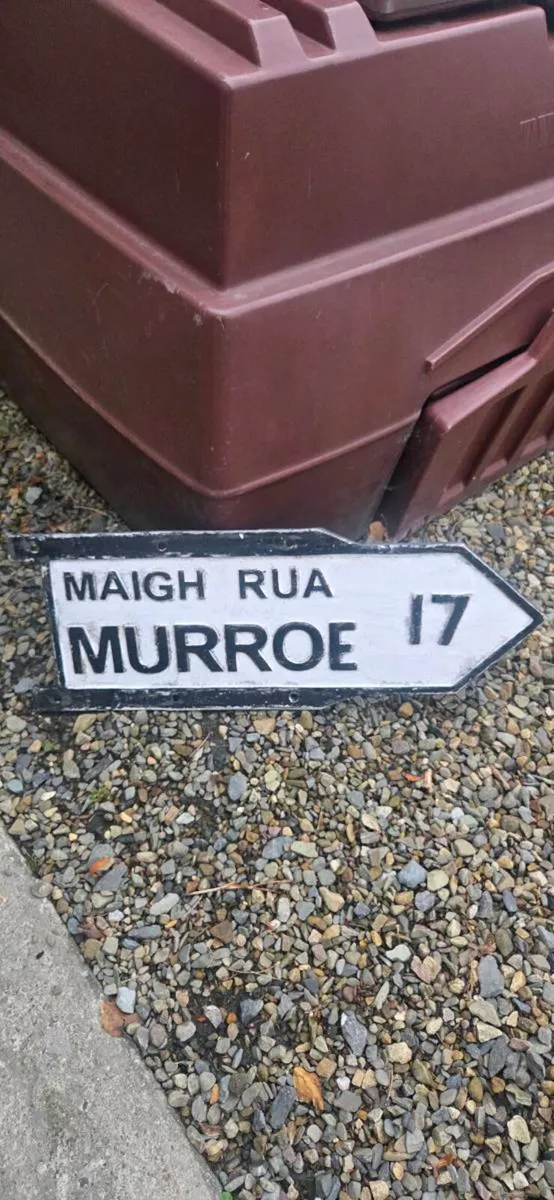 Old road signs FOR SALE in good condition - Image 1