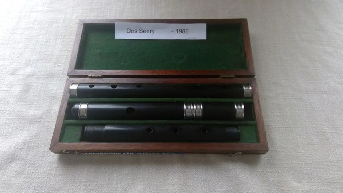 Irish Blackwood Flute by Des Seery - Image 2