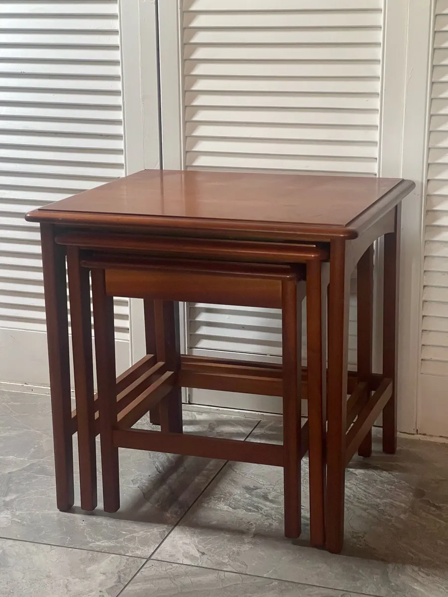 Mid century nesting tables - Image 4