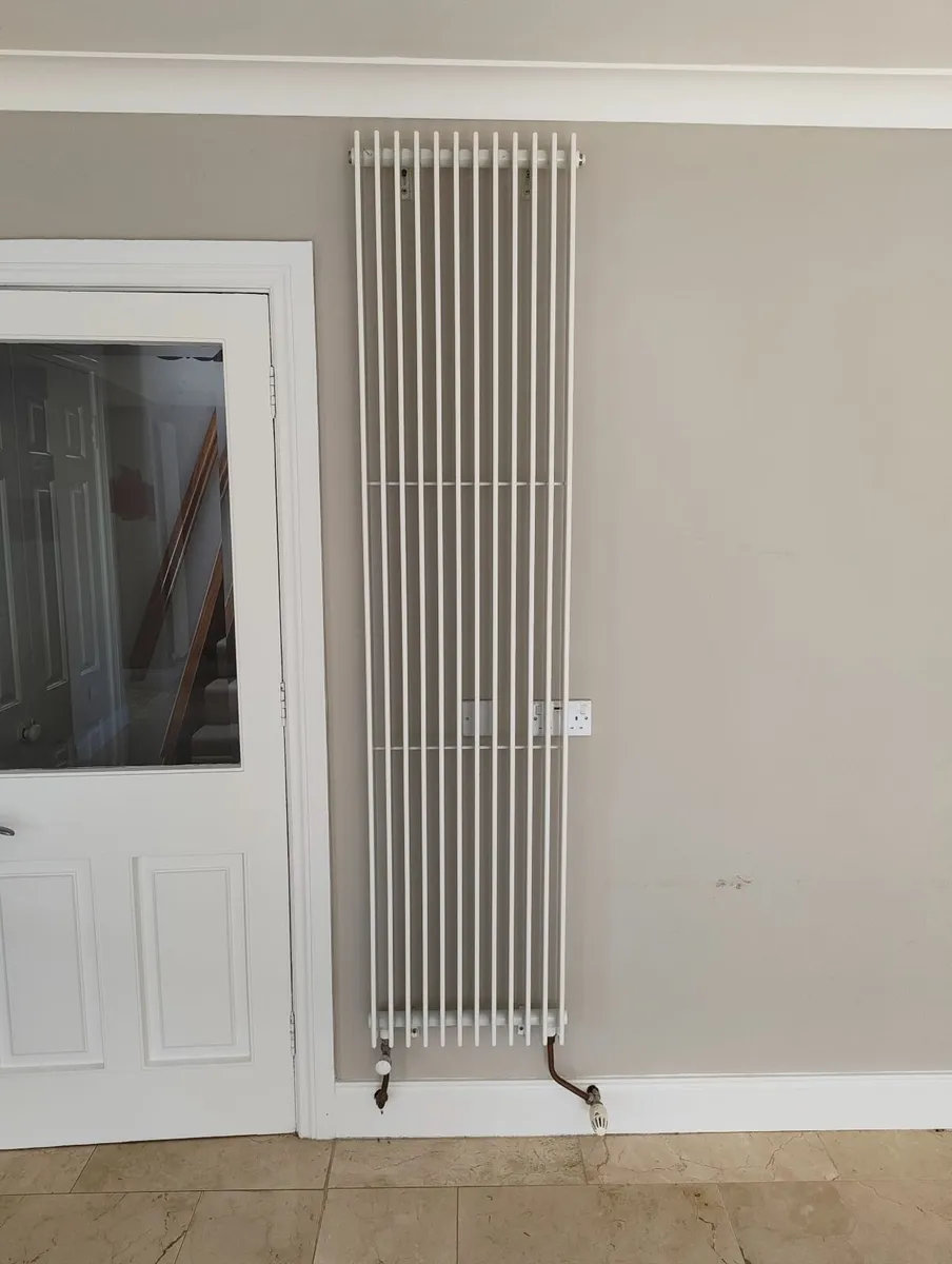 Radiators x4 - modern upright - Image 1