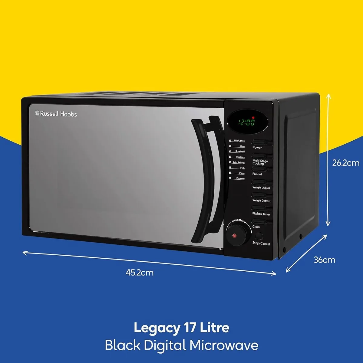 17 Litre 700W Digital Solo Microwave - Image 3