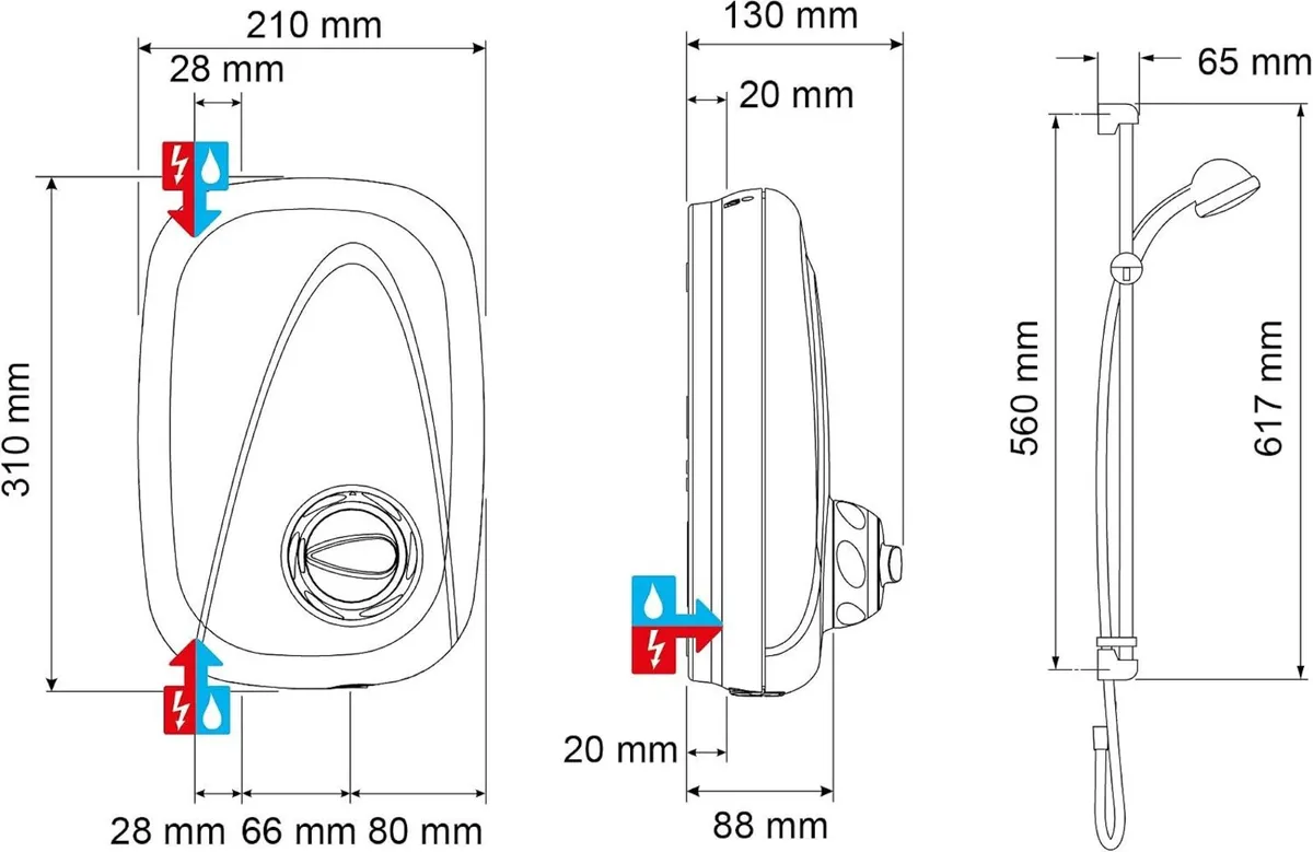 Showers Vigour Manual Power Shower 1..354 - Image 2