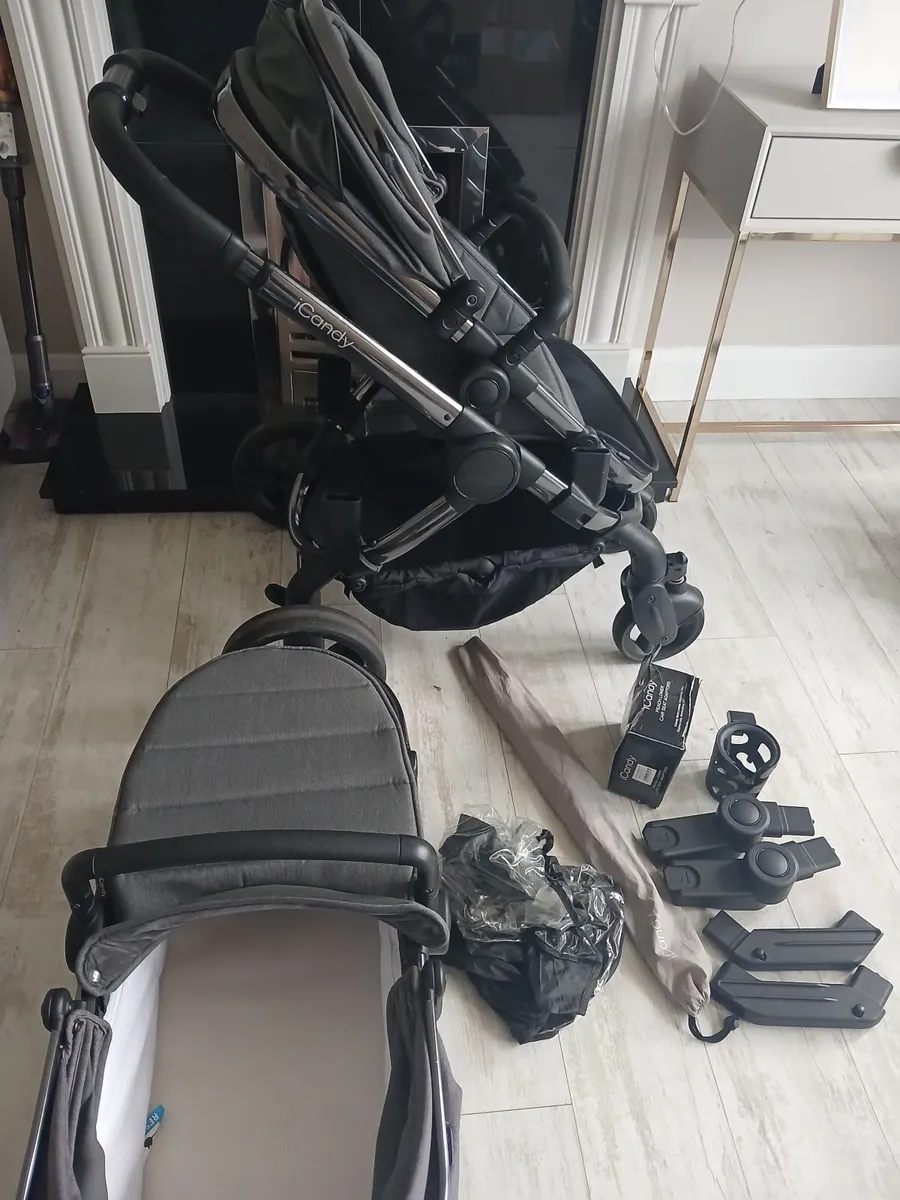 Icandy peach travel system(option to make a double - Image 1
