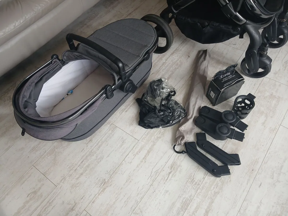 Icandy peach travel system(option to make a double - Image 4