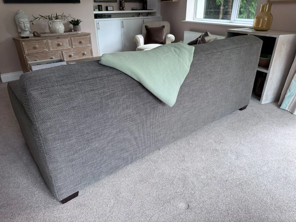 Crate & Barrel Grey Sofa and Sofa Bed - Image 3