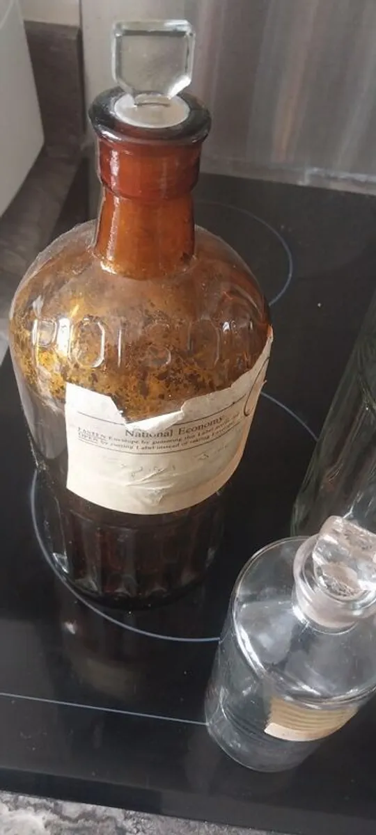 old medicine bottles - Image 3