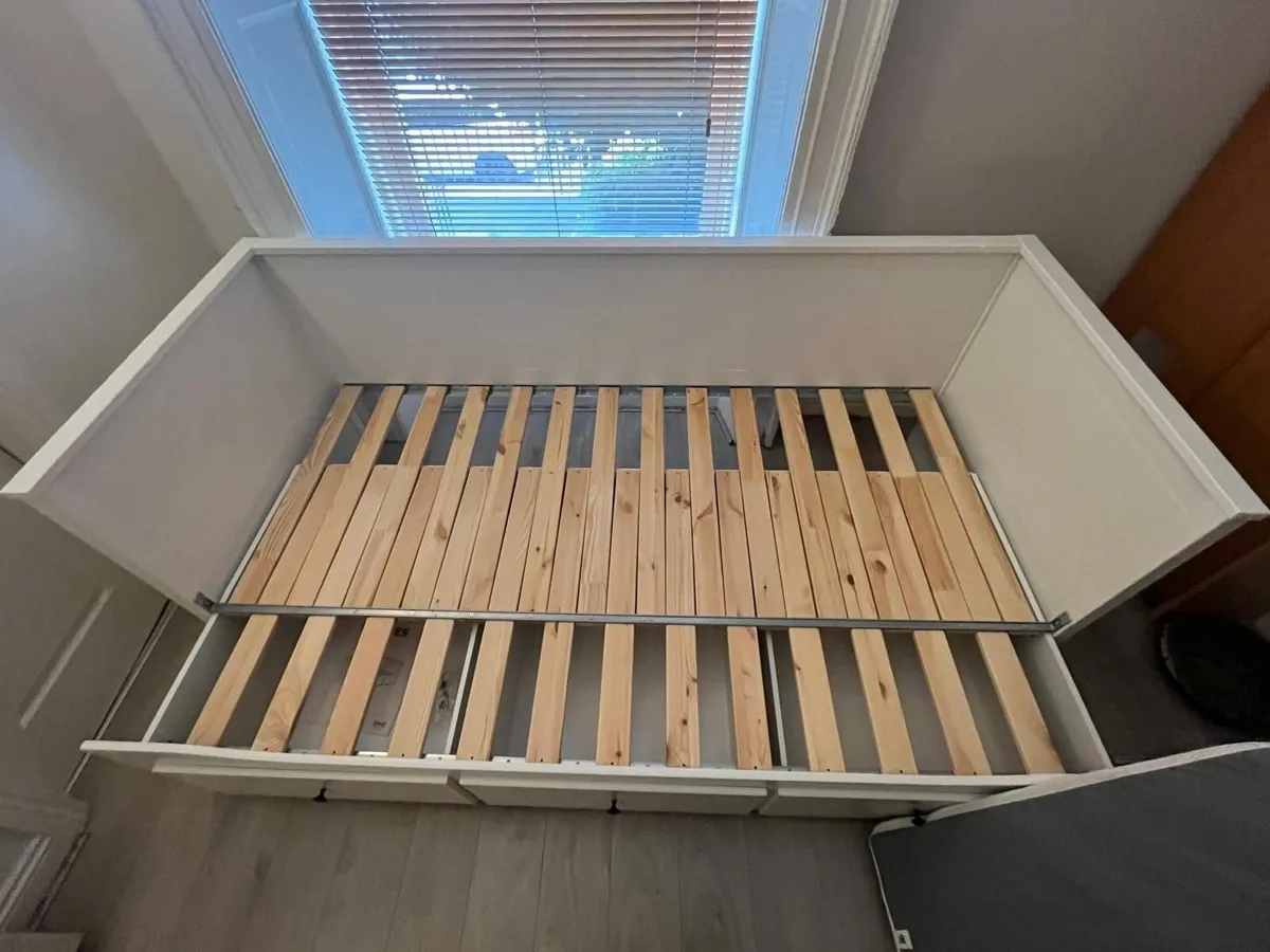 IKEA HEMNES Day Bed with 3 Drawers + 2 Mattresses - Image 3