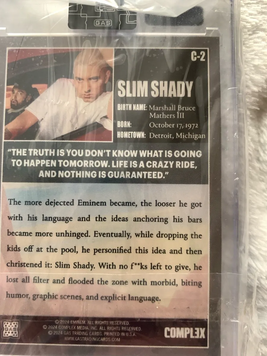 Eminem trading card - Image 2