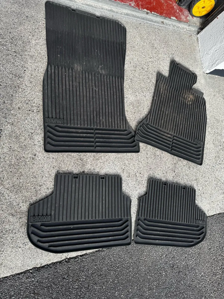 BMW F10 OEM rubber floor mats - Image 1
