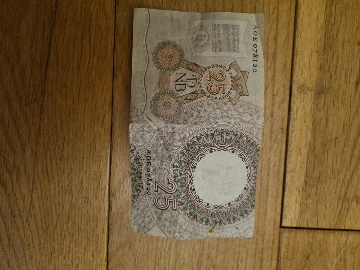 Dutch Bank Note 1955 - Image 2