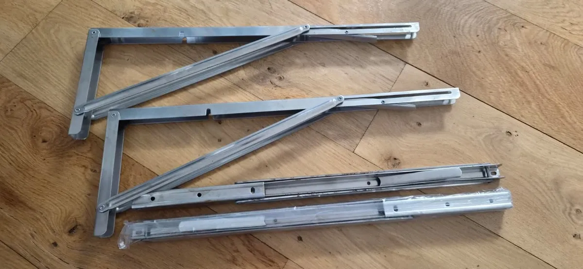 Heavy Duty, Wall Mounted, Large, Foldable, Bracket - Image 3
